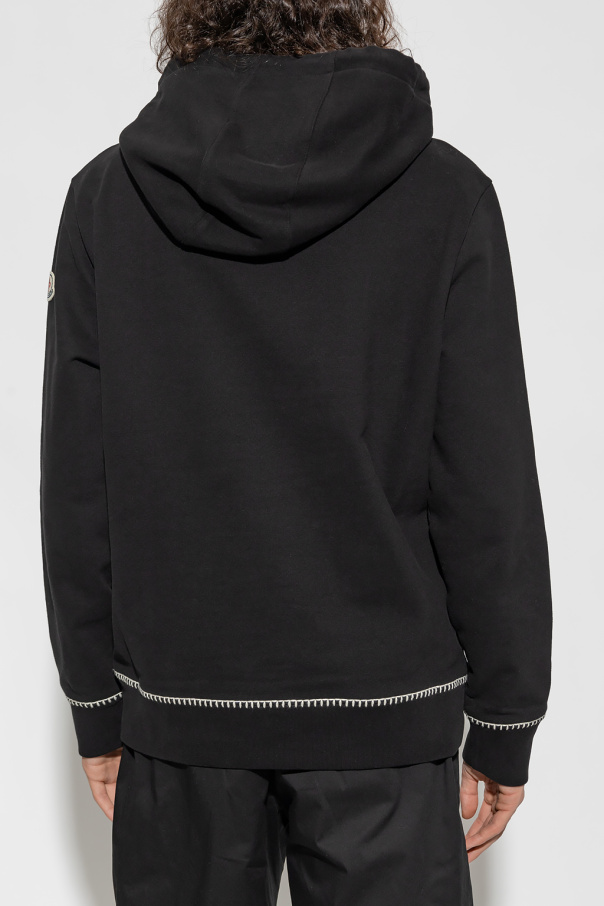 【MONCLER X BBC】メンズ★Felpa con cappuccio logata パーカー Moncler Logo Patch Cotton Hoodie – ZAP